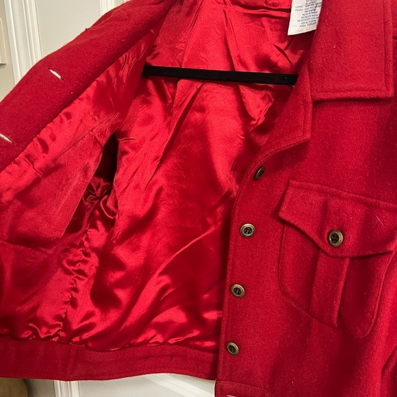 Vintage Dark Red Erika & Co. Jacket 83% Wool - Picture 5 of 6